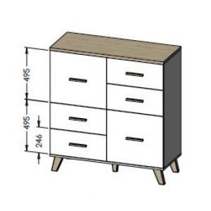 KOMODA Lotta 110 2D4S