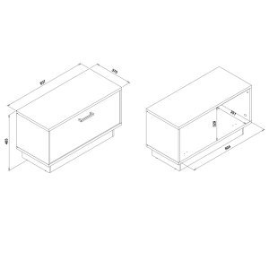 Batų spintelė COLIN 10